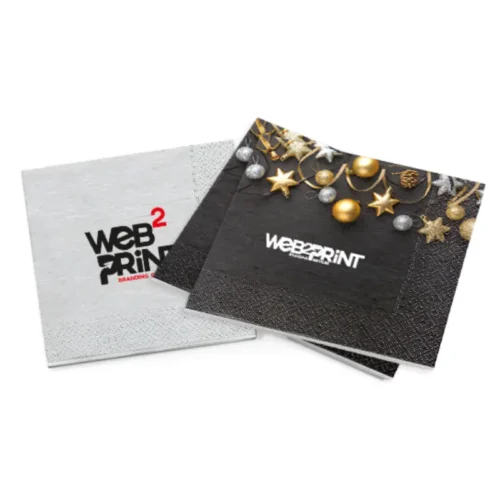 Διαφημιστικά Φυλλάδια και Διπλωμένα Έντυπα 18 Χαρτοπετσέτες με Εκτύπωση Λογότυπου