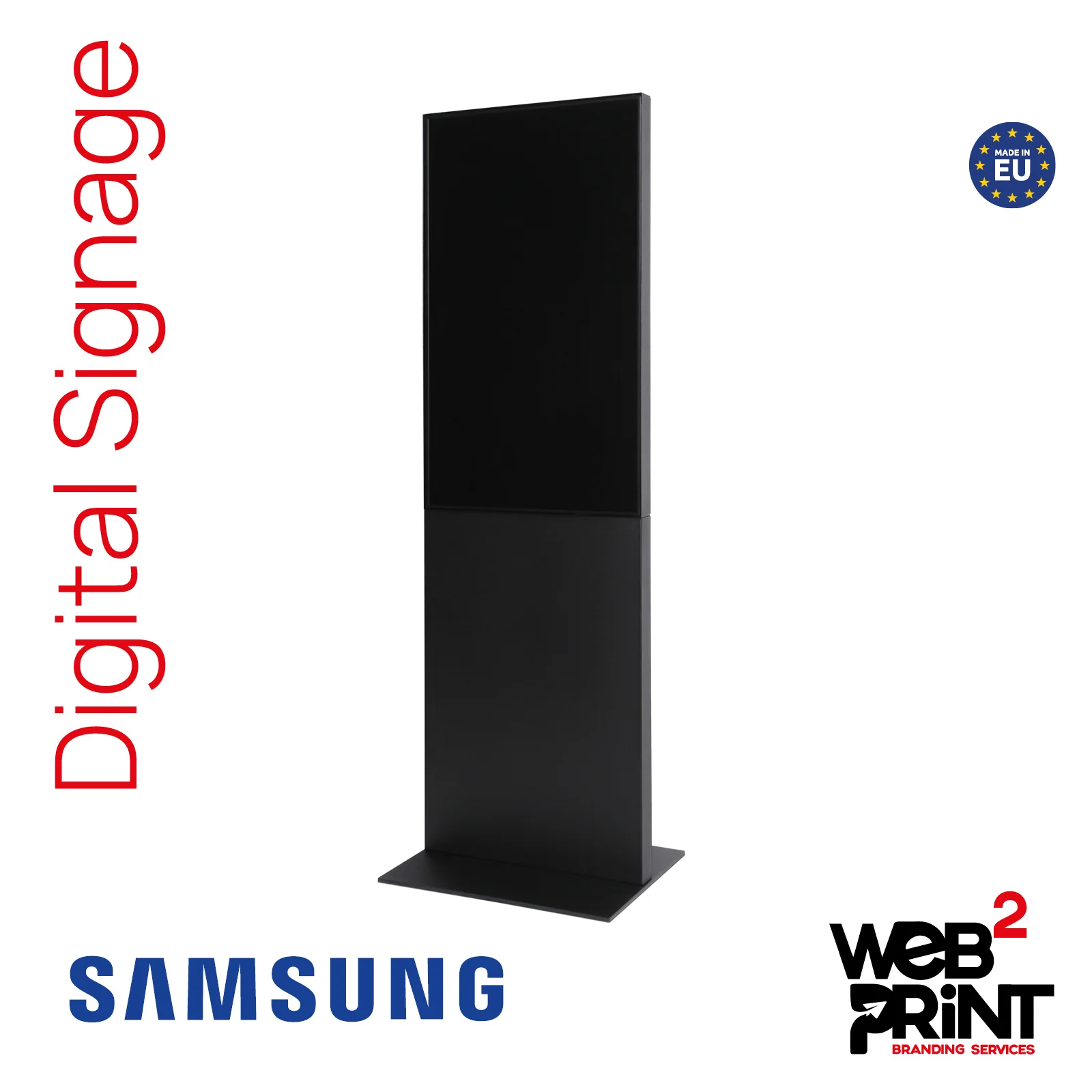 Διαφημιστική Οθόνη Samsung Digital Signage Μαύρη Web2Print2 Διαφημιστική Οθόνη Samsung Digital Signage Μαύρη Web2Print