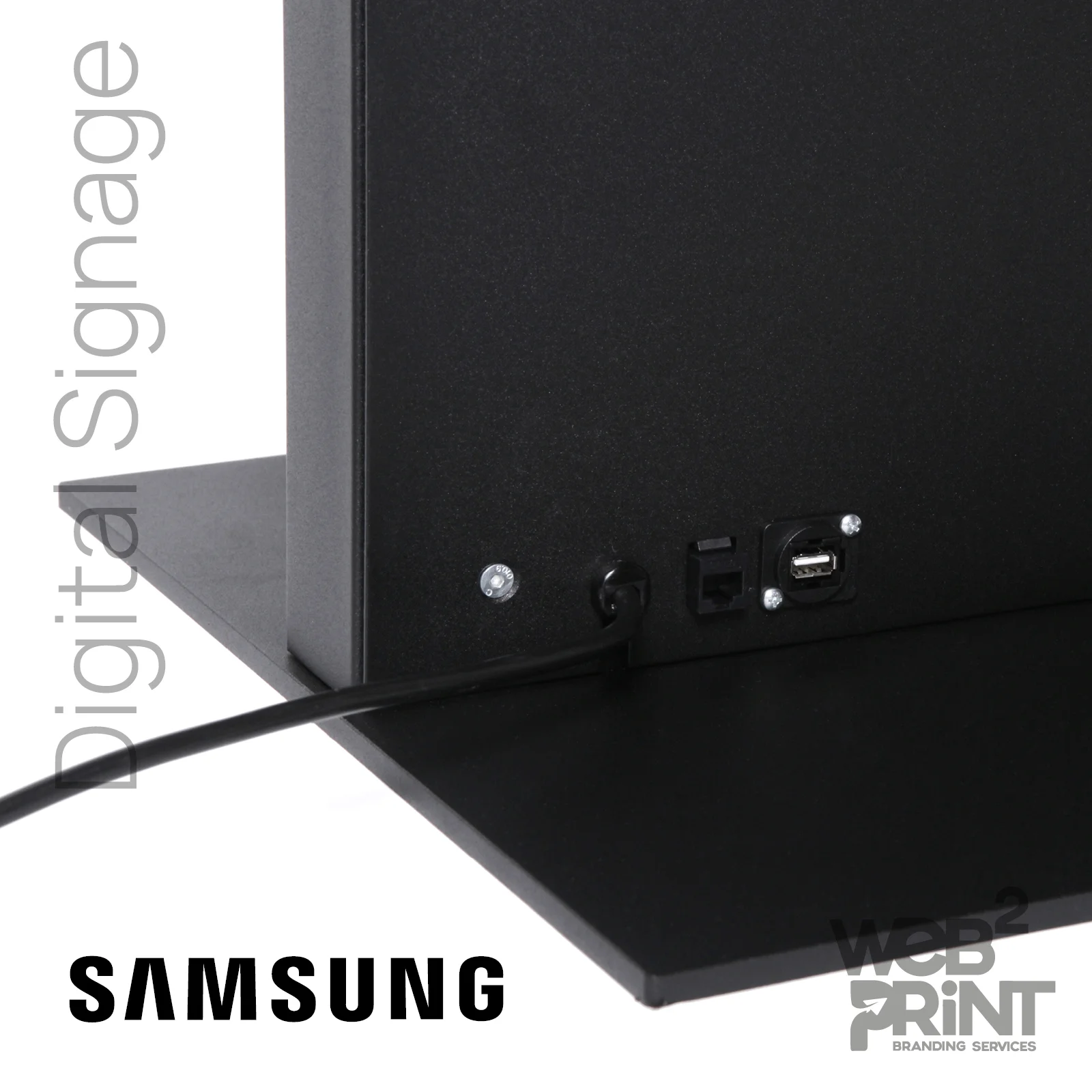 Διαφημιστική Οθόνη Samsung Digital Signage Μαύρη Web2Print4 Διαφημιστική Οθόνη Samsung Digital Signage Μαύρη Web2Print