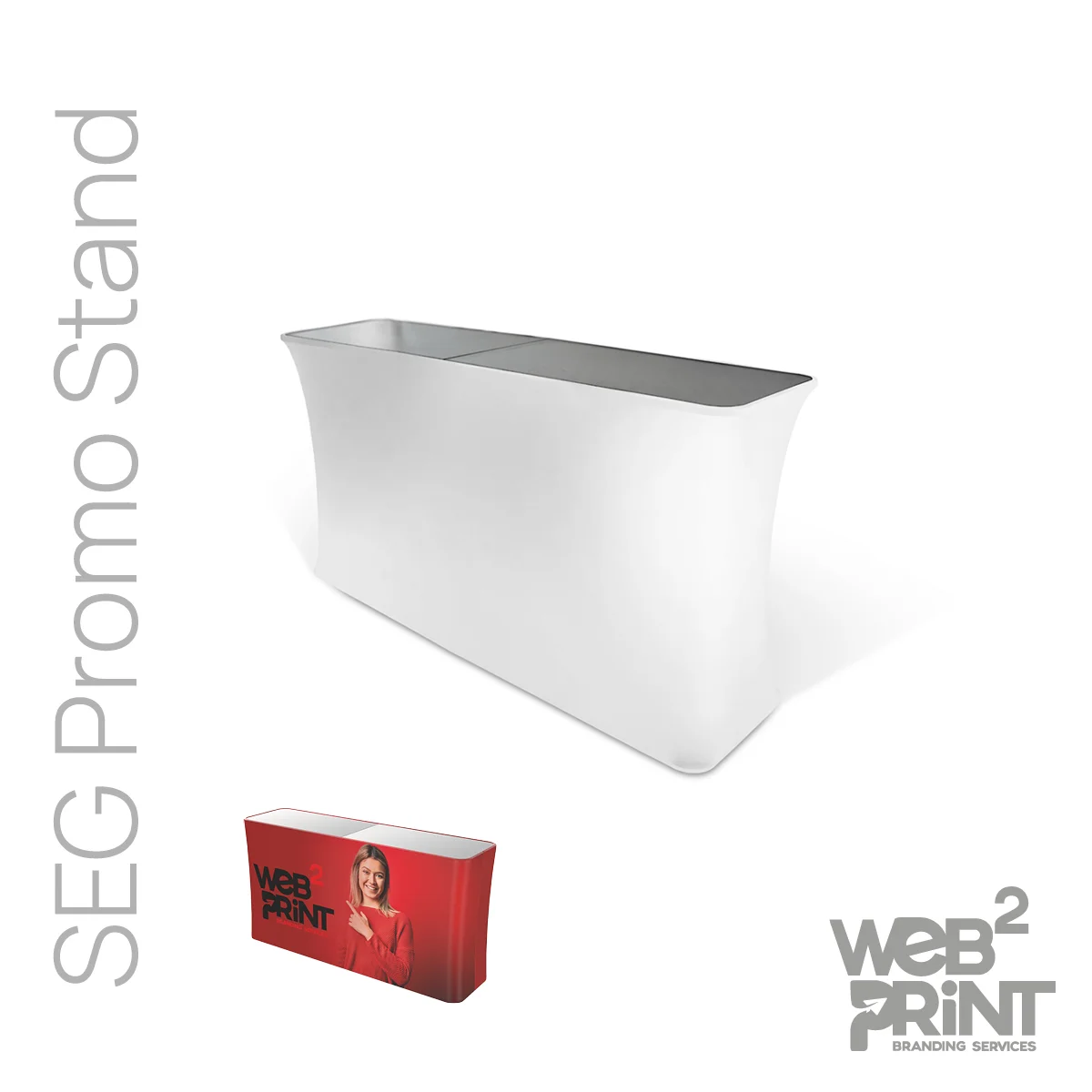 SEG Promo Stand Ορθογώνιο Προωθητικό Τραπέζι Ύφασμα2 SEG Promo Stand Ορθογώνιο Προωθητικό Τραπέζι Ύφασμα