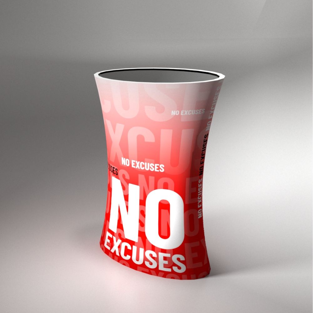 SEG Promo Stand Οβάλ Προωθητικό Τραπέζι Ύφασμα 1 SEG Promo Stand Οβάλ Προωθητικό Τραπέζι Ύφασμα