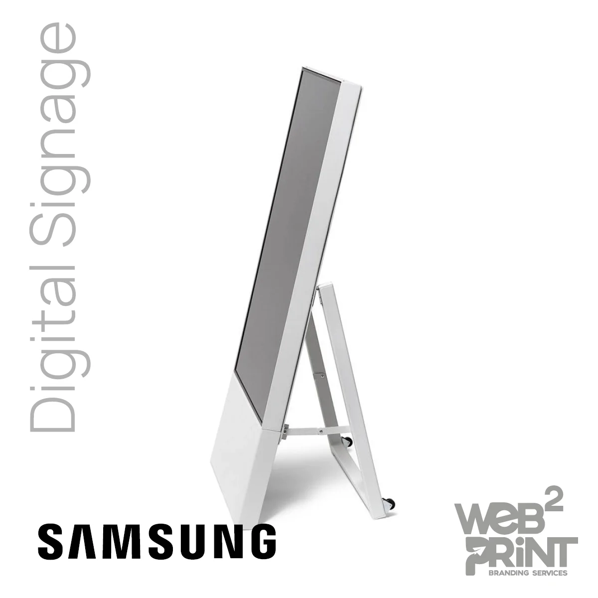 Διαφημιστική Οθόνη Βιτρίνας Samsung Digital Signage Τροχήλατη (2) Διαφημιστική Οθόνη Βιτρίνας Samsung Digital Signage Τροχήλατη