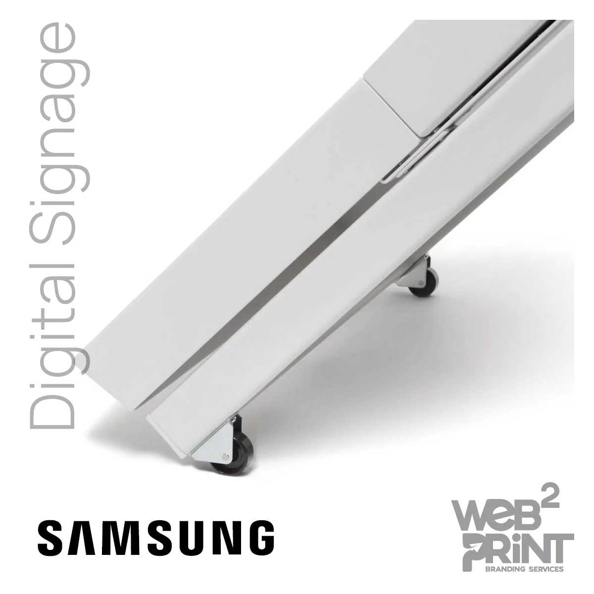 Διαφημιστική Οθόνη Βιτρίνας Samsung Digital Signage Τροχήλατη (4) Διαφημιστική Οθόνη Βιτρίνας Samsung Digital Signage Τροχήλατη