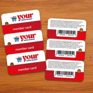 Κάρτες Μέλους με Barcode για Σουπερμάρκετ